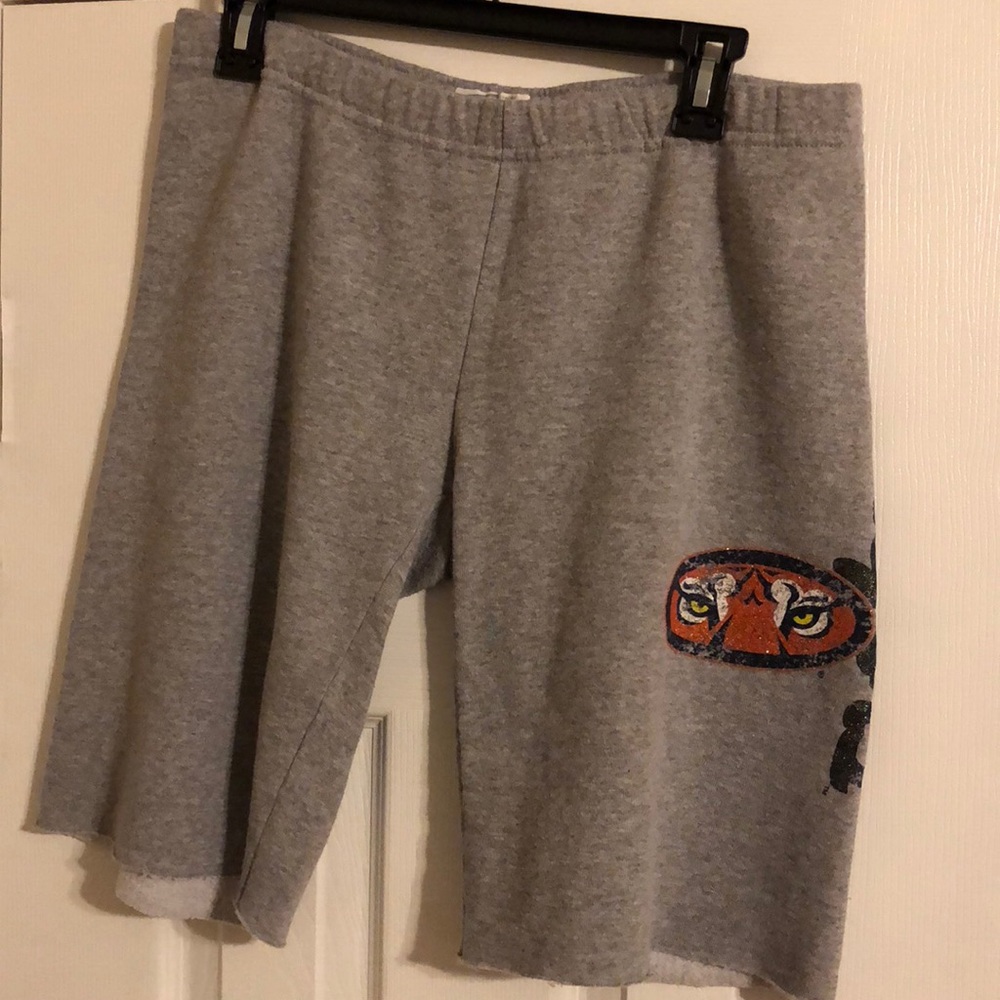 Women’s Large Soffee Cut off shorts-Auburn Tigers